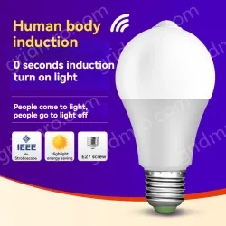 LED human body sensor light bulb-5W