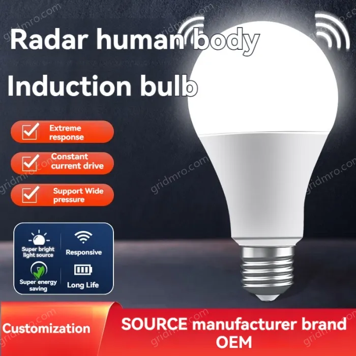LED radar sensor light bulb -7W